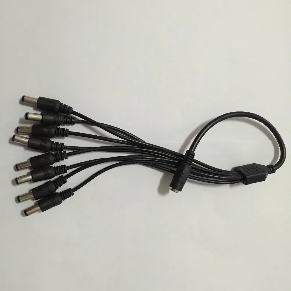 Power Adapter Power Supply Escam DC 12V 5A Power Supply Adapter + 8 Split Power Cable for CCTV Security Camera DVR Analog AHD TVI CVI camera DVR Systems