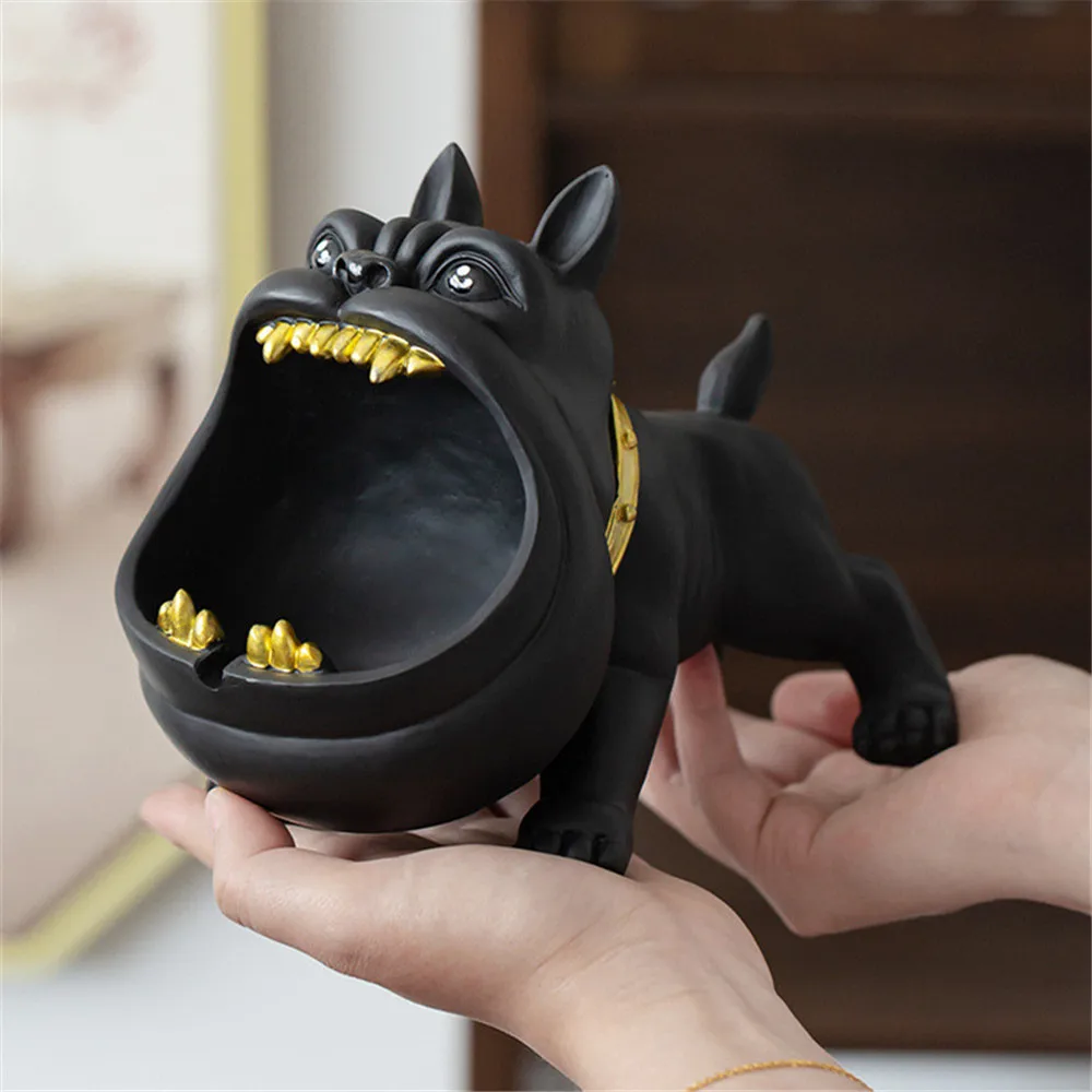 Ceramic Dog Ashtray Large Capacity