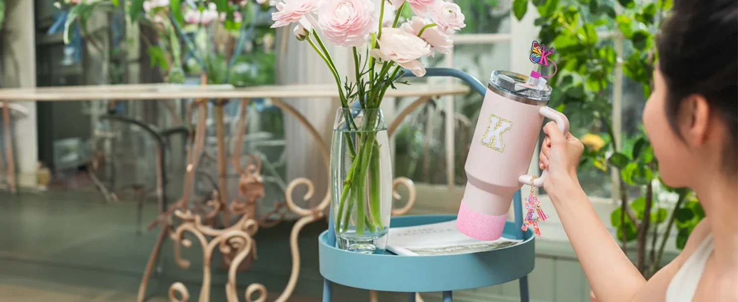 Stanley Cup Letter Charms for Handle Silicone Boot