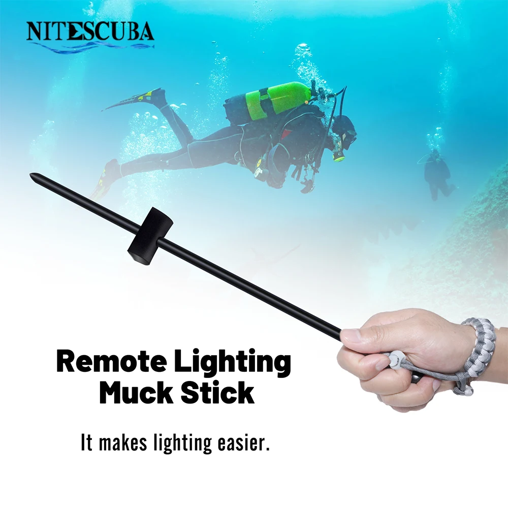 Multi purpose Diving Probe Indicator Rod Underwater Pointer Stick Lobster Stick Diving Light/Gopro Waterproof Shell Bracket