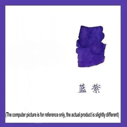Vibrant 24 - Color Bottled Fountain Pen Ink Set - 500ml/50ml Refill for School & Office Supplies (Blue Purple)