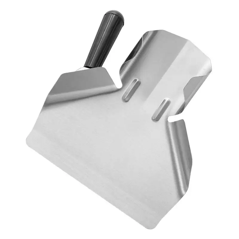 

Baking Tool Shovel Single Handles Chip Scoop Bagger Kitchen French Fries Shovel Stainless Steel Kitchen Special Gadget