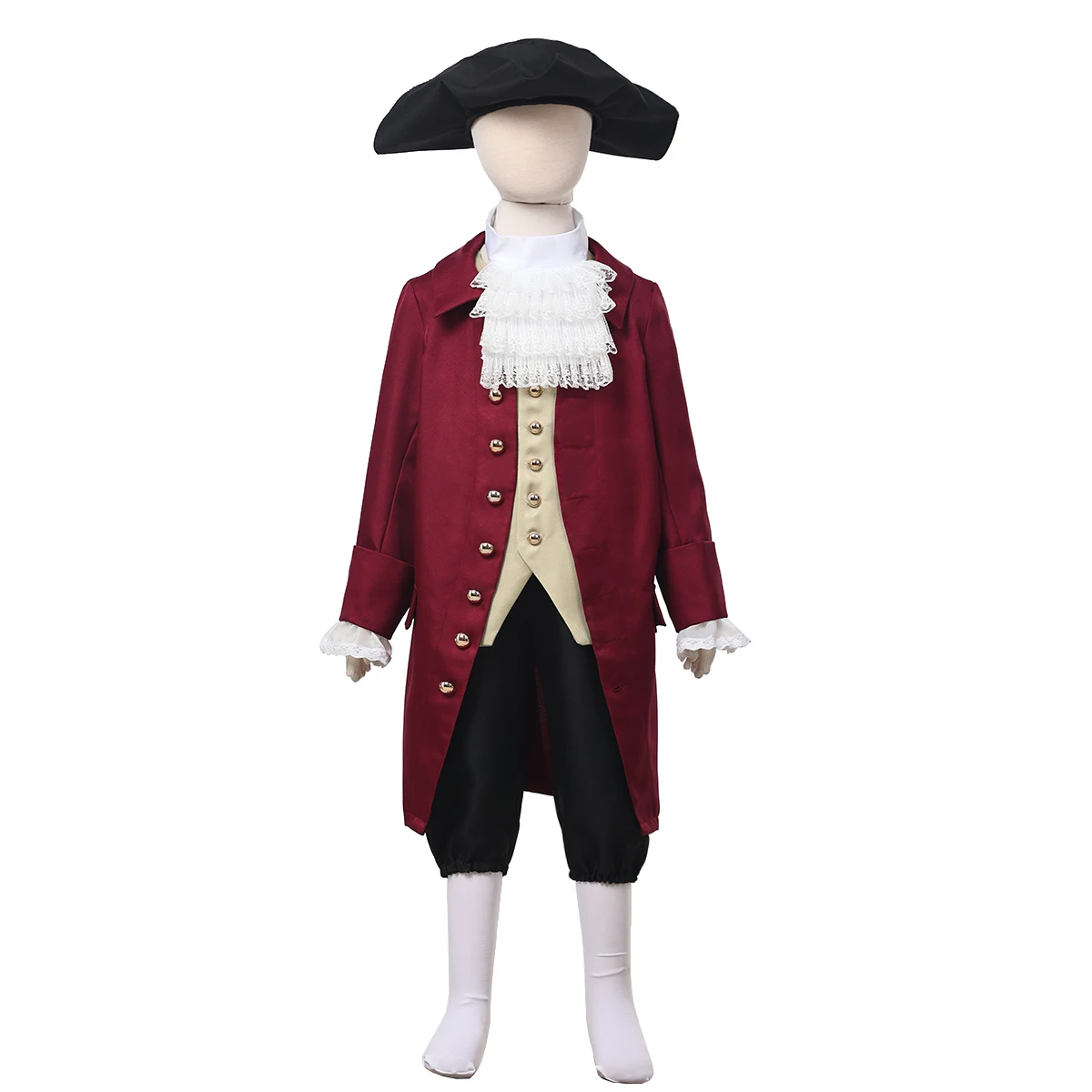 

Colonial Costume Boys 18th Century Child Cosplay America Costume Revolution Outfit