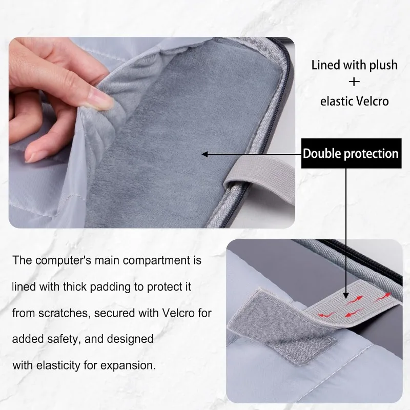 Portable Tablet Sleeve Bag with Handle | Protective 12-13 Cover Pouch