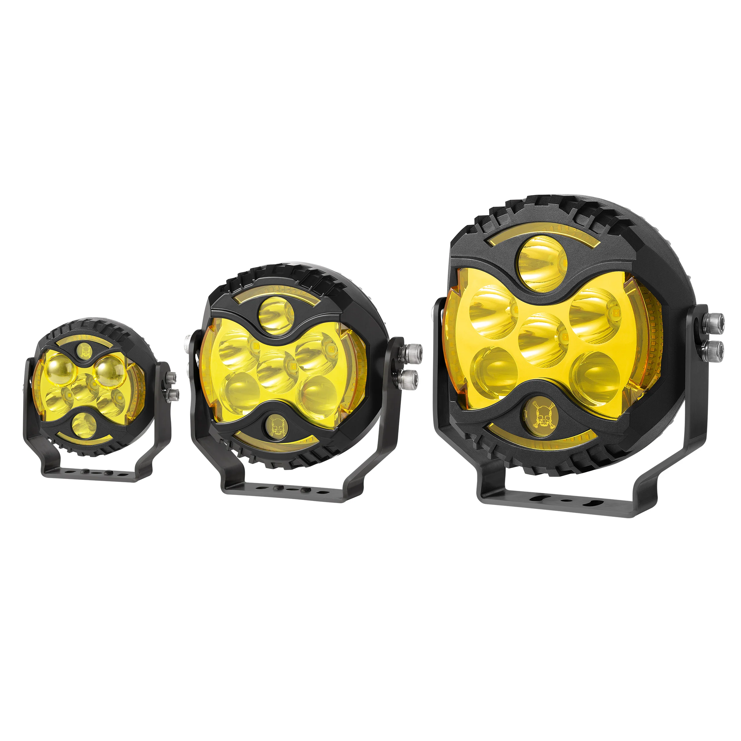 90W 5/7/9inch Front Bumper LED Work Light Side Shooter Driving Light Drl Led Round Work Lamps Amber Tractor Offroad