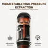Portable Electric Coffee Maker, 19 Bar 100w Coffee Maker, Wireless Heating, Travel-Friendly, Multiple Brew Options 2