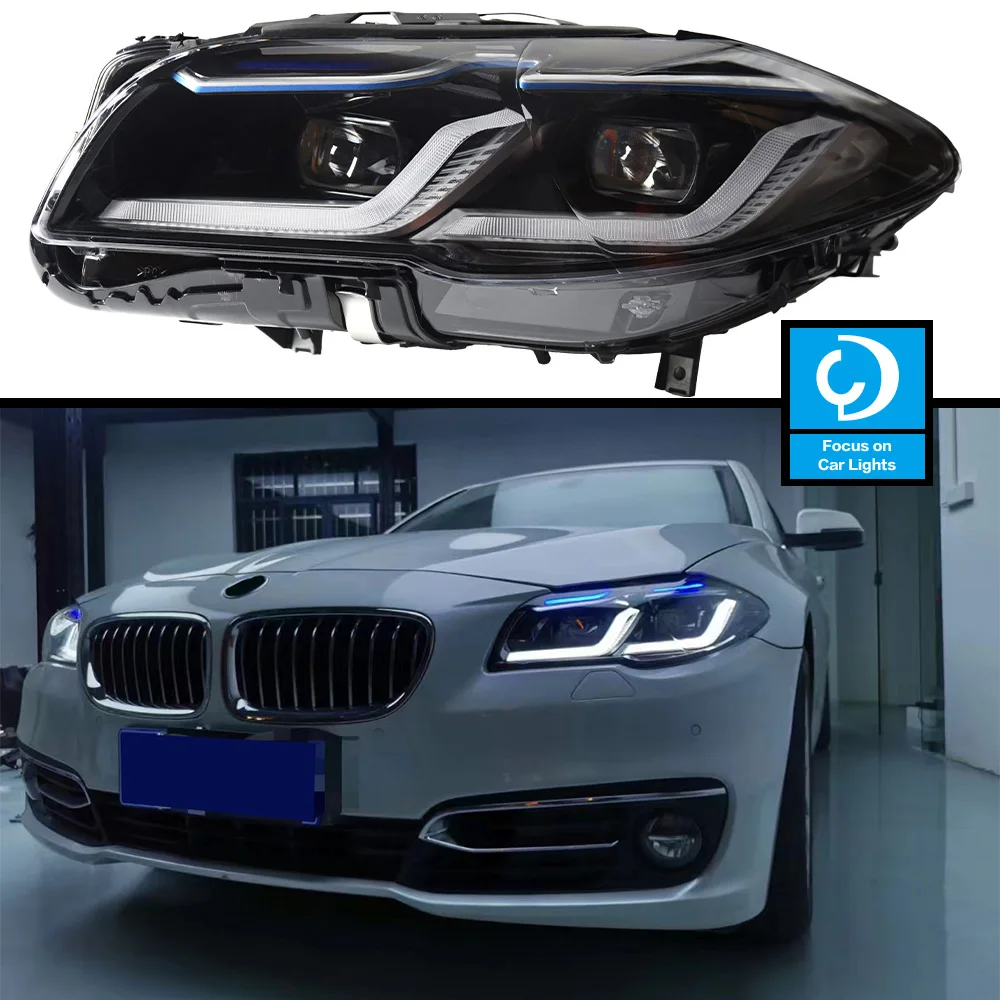 Car-Front-Headlight-For-BMW-F10-F18-2010-2017-LCI-LED-HeadLamp-Styling ...