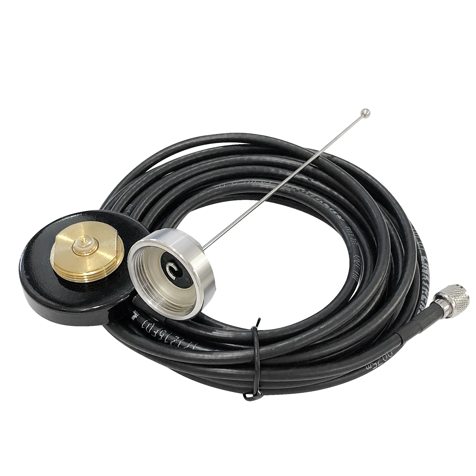 UHF Antenna 380-520 Cable With NMO-MINI Magnetic Base For Vehicle Radio