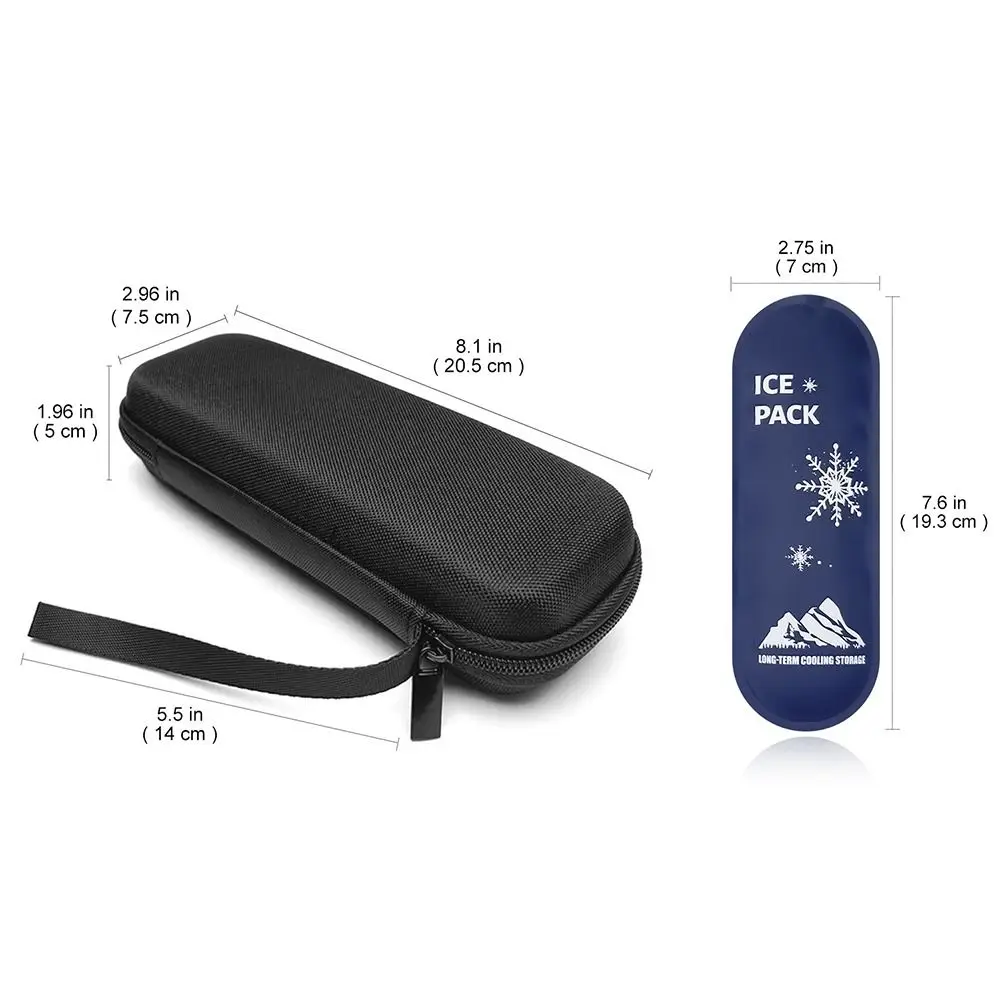 Portable Insulin Cooling Bag Glaciated Cold Storage Bag Medicine Travel Pocket Cooler Pen Bag Pack Drug Freezer for Diabetes 6
