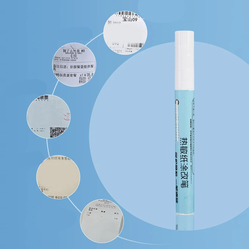 Thermal Paper Eraser Pen Privacy Data Protective Data Remover Thermal Printing Paper Takeaway Courier Bill thermal paper eraser pen