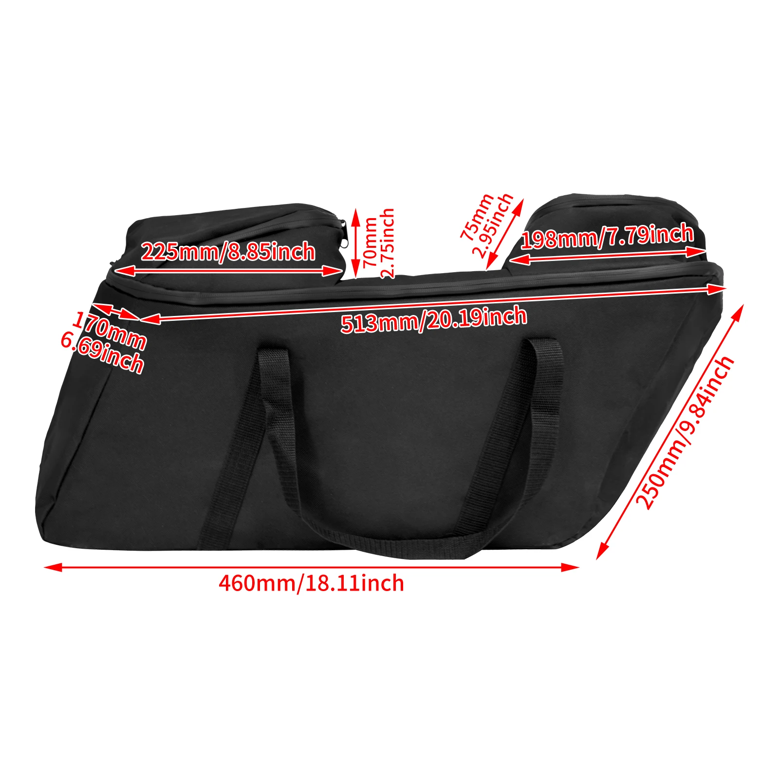 Motorcycle Inner Bags Luggage Side Bags Saddlebag Liners Tour Pack For Harley Touring Electra Street Glide Road King 1993-2023 images - 6