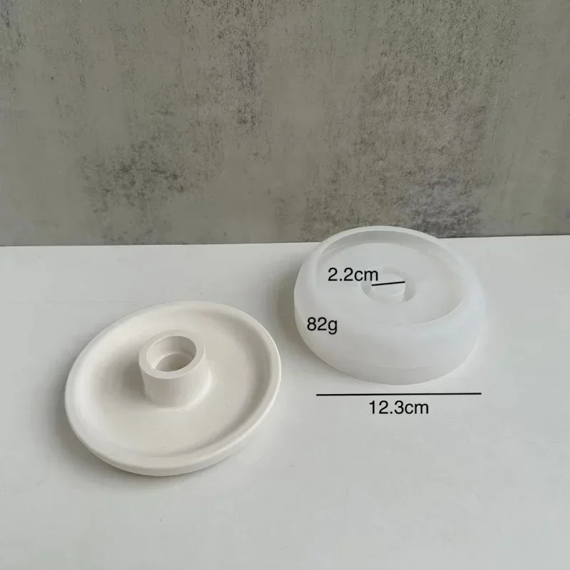 Silicone Mold For Love Circular Aromatherapy Candle Holder Crystal Drop Glue Love Candlestick Mold Candle Socket Decoration silicone mold,flower silicone mould