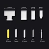 3/5/8/10/15/30mm Reusable Graffiti Pen Plastic Transparent Bucket Tube, Empty Rod Liquid Chalk Marking Pen Paint Pen Accessories 4