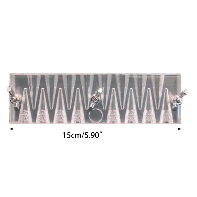 Incense Tower Making Mold Acrylic Transparent Incense Cone Make Molds for DIY Handmade Crafts Making Mould for Creative