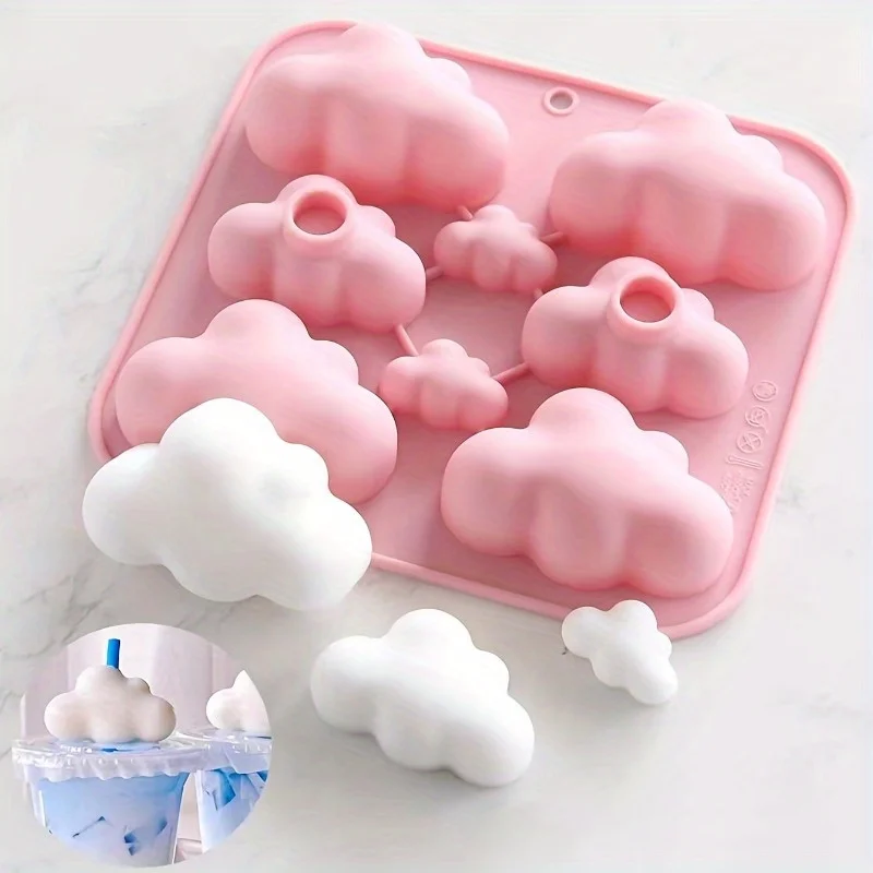 1pc Crystal Epoxy Mold, The Cloud-shaped Mold for Candles Can Be Used To Make Molds for Candles and Soap Supplies