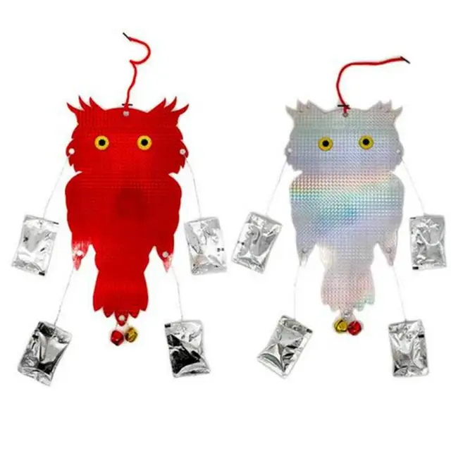 Flash Reflective Baglyok Madárgátló Reflektív Matrica Madárcsökkentő Szalagvezérlő Ijesztő Eszköz Madár Általi Pótlólagos Kétoldalas Megvastagodott