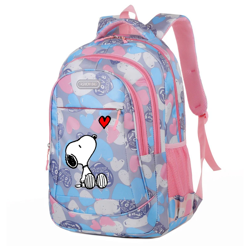 Snoopy Women School Bag Backpack Boys Girls Bookbag Bag Student Teenager Child Knapsack Schoolbag Rucksack Birthday Gift 2