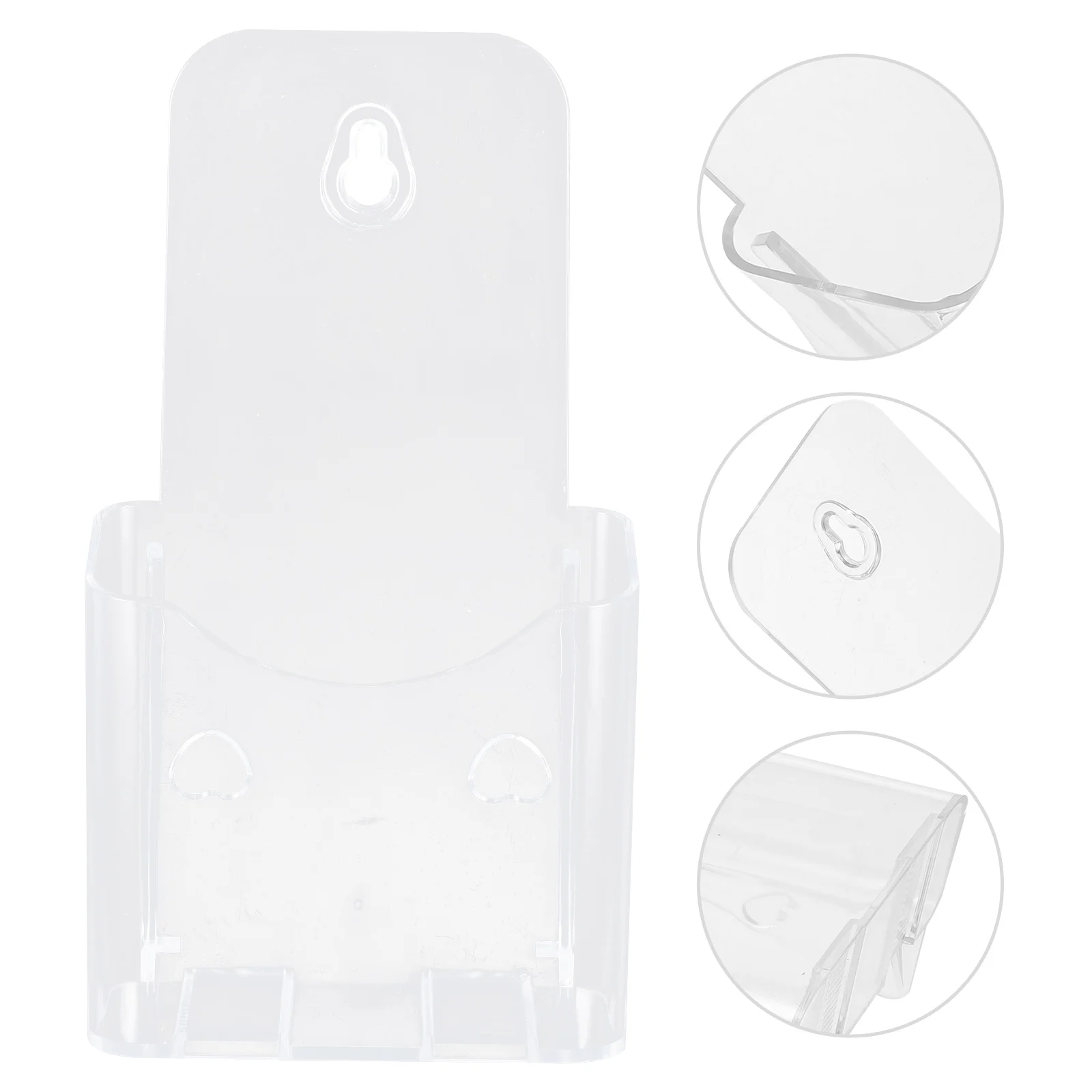 

Book Stands with Ledge Clear Display Easel Holder Transparent Shelf for Displaying Pictures Books