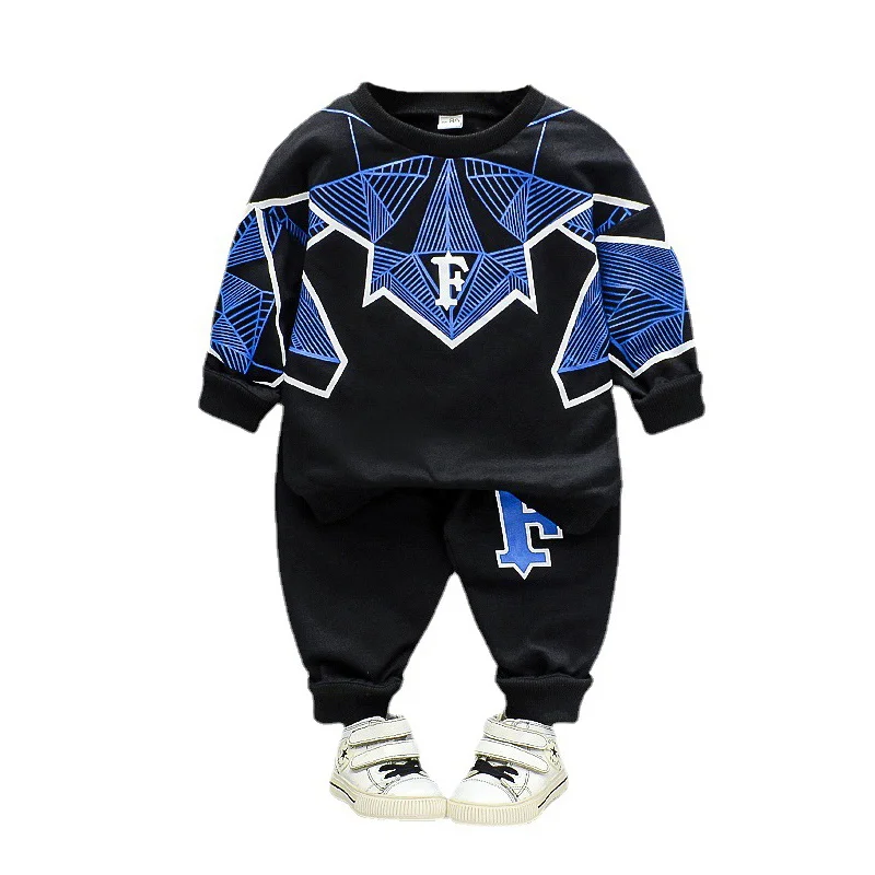 

2023 Autumn Kids Set Boys' Casual Outwear Long Sleeve Tops Pants Child Clohes