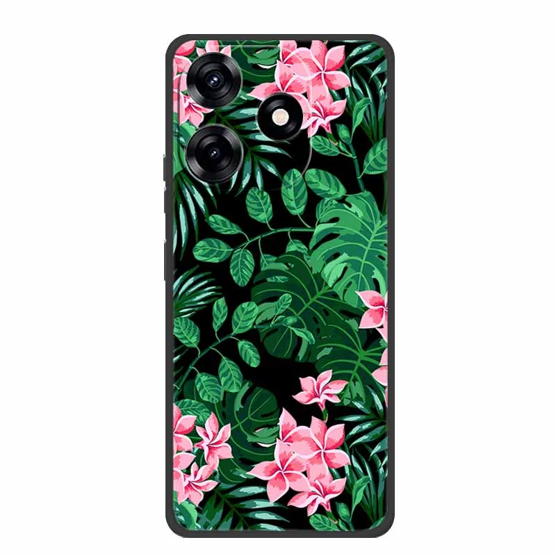 Premium Black Silicone Soft Phone Case - 6.6 Protective Back Cover Shell