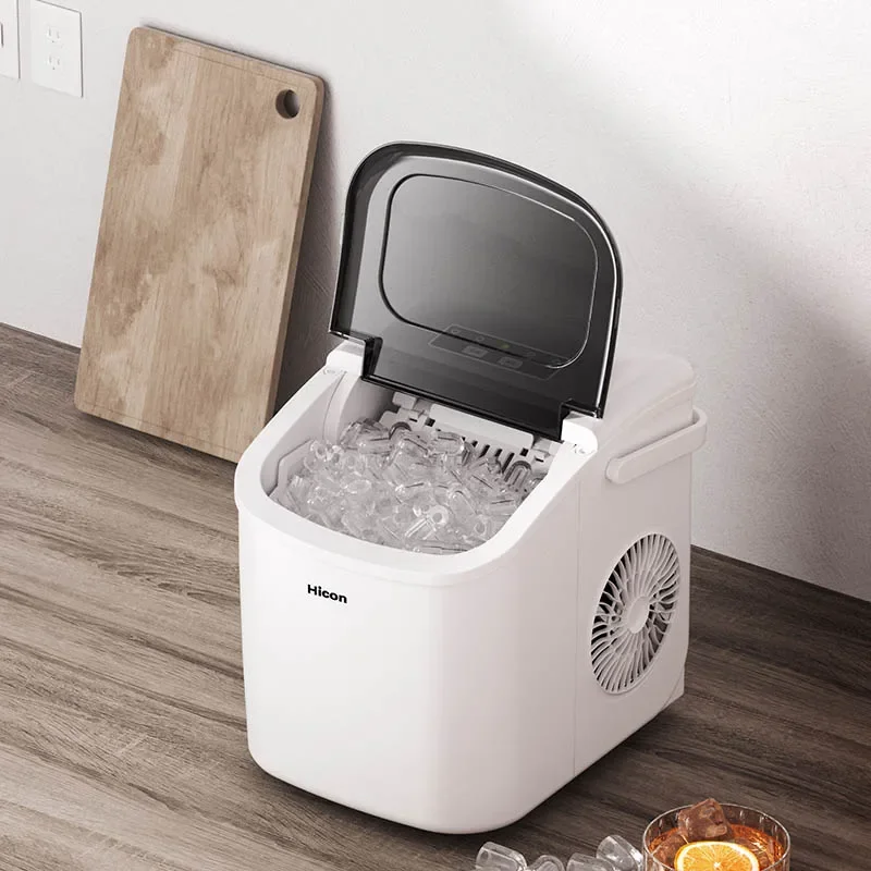 Ice machine commercial 15KG home small dormitory student smart mini automatic round ice maker counter top