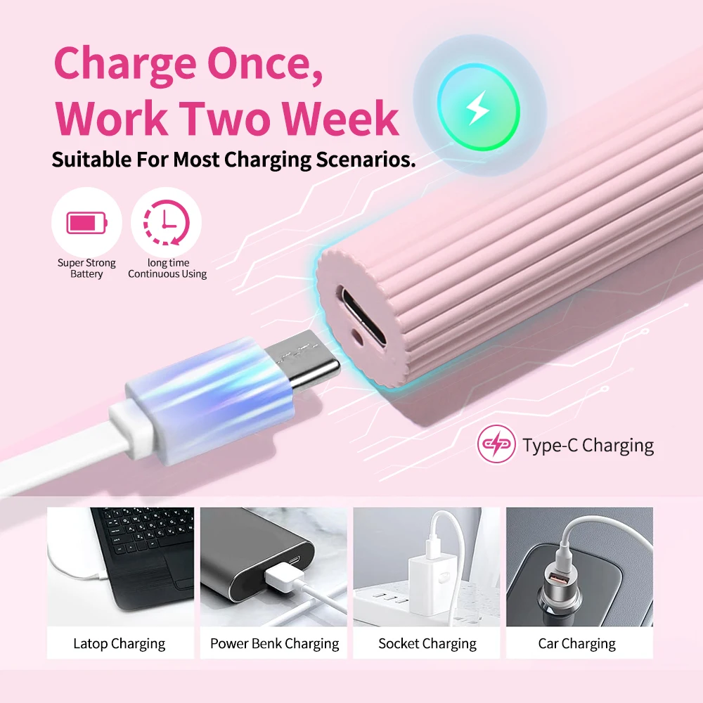 Chargeable Nail Lamp Portable LED  Mini Machine Family Handheld Quick Drying Varnish Gel Polish Curing Nails Dryer Nail Tools 4