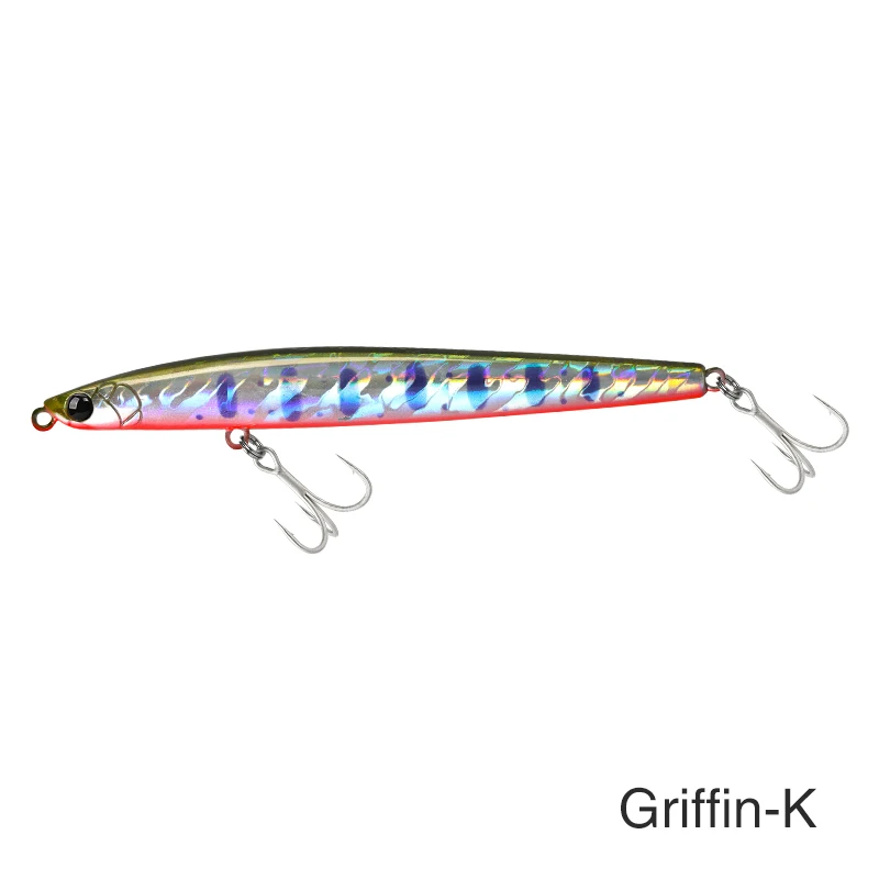 Ultra Long Casting Sinking Pencil Slim Artificial Hard Bait for Trout and Bass Fishing