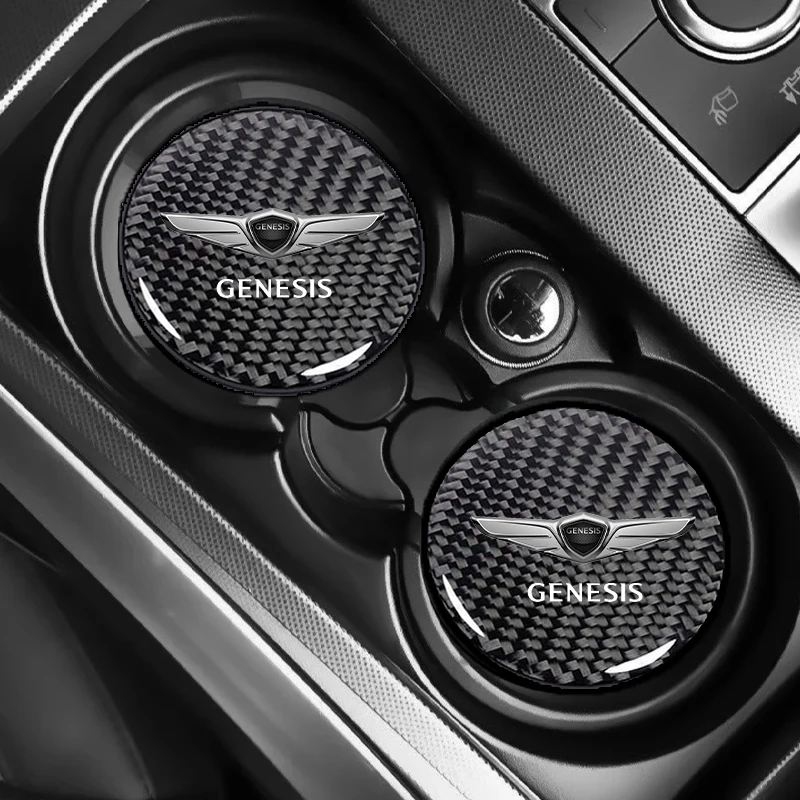 2PCS Car Water Coaster Cup Mat Bottle Holder Anti slip for Hyundai