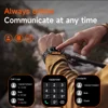 2025 New Smart Watch Men 2.01"HD Screen 3ATM Waterproof Flashlight Health Monitor 400mAh Battery Sport Bluetooth Call Smartwatch 5