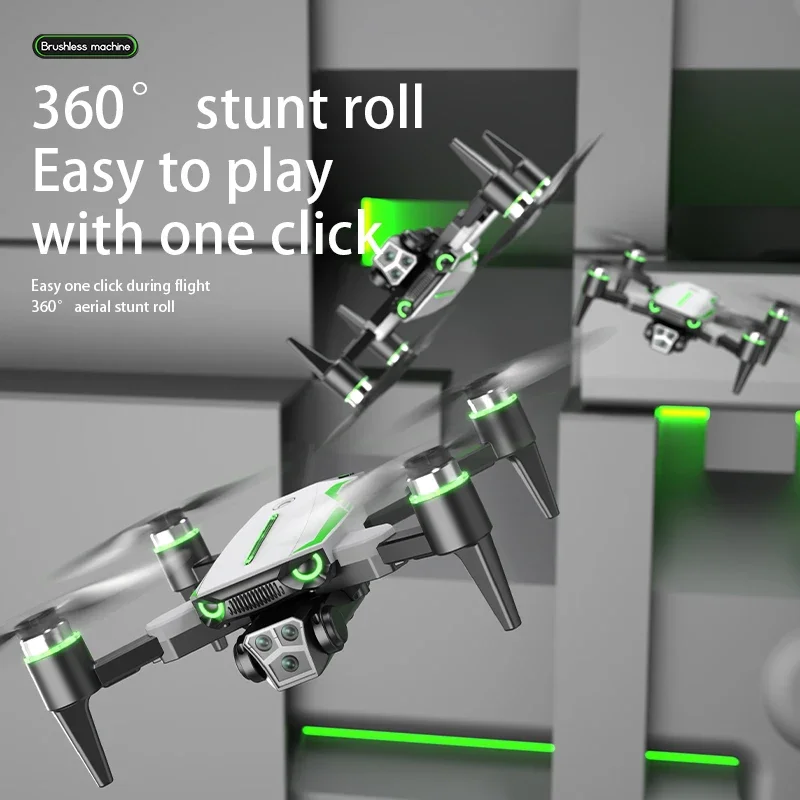 H17 Quadcopter Drone Brushless Optical Flow HD Dual Camera WIFI FPV RC Dron 4K ESC Flight Remote Control Toy Gravity Sensing