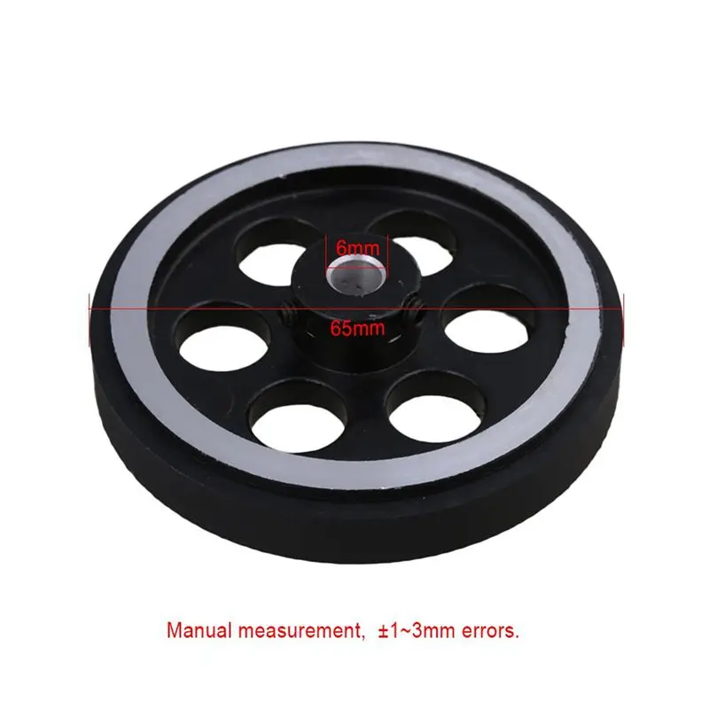 ABUL-3Pcs 200X6mm 산업용 알루미늄 고무 측정 로터리 엔코더 미터 휠