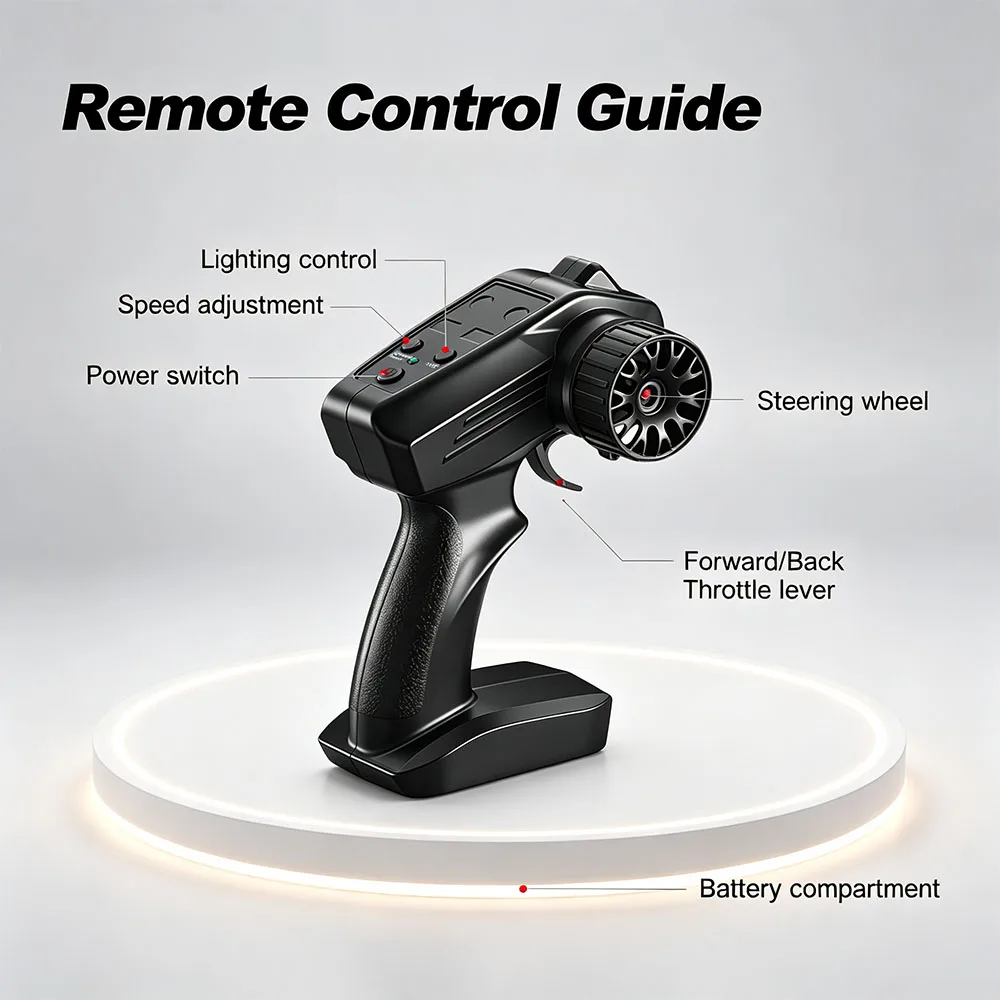 NEW S300 1/24 RC카 2.4G 고속 드리프트 4륜구동 무선 조종 자동차 LED 라이트 라디오 컨트롤 GTR 레이싱 모델 남자아이 장난감 선물