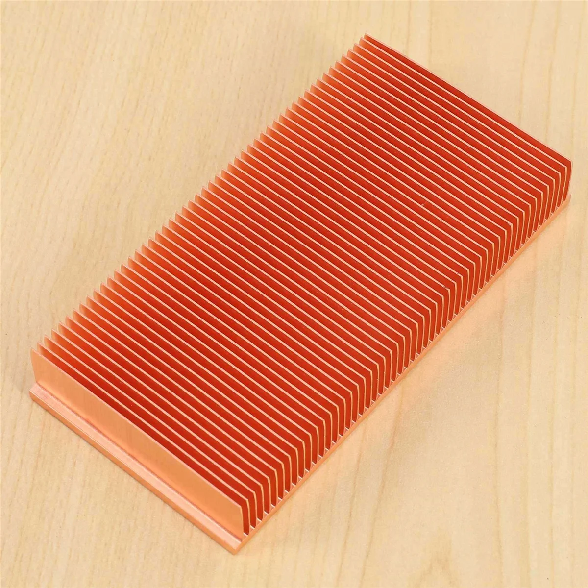 6X Pure Copper Heatsink 100X50X15mm Skiving Fin Heat Sink Radiator for Electronic RAM Chip LED VGA Cooling Cooler