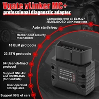Vgate vLinker MC+ MC V2.2 Bluetooth 4.0 BT3.0 OBD Scanner Car Diagnostic Tools For IOS Android Scanner Auto Tool PK V1.5 ELM327 - Image 3