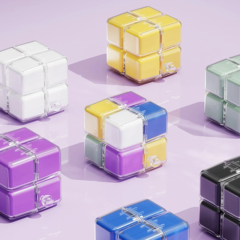 Pill Box With Lanyard Portable Creative Magnetic Medicine Dispensing Box Sealed 8Grids Pill Storage Box Dispenser 7 Days A Week