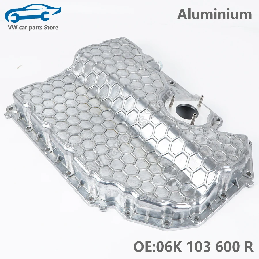 06K103600R All Aluminum Alloy Improved Oil Tray Waste Oil Pan For Audi