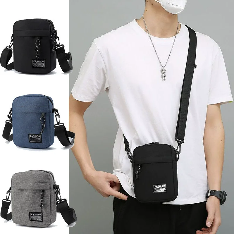 Compact Unisex Crossbody Bag - Lightweight Travel & Everyday Phone Pouch with Adjustable Strap