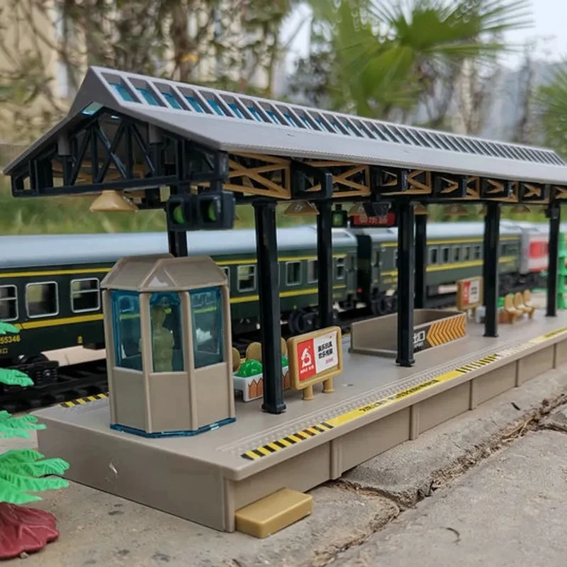 HO Scale Train Station Platform Building Model - Modern High-Speed Rail Station For Model Railways