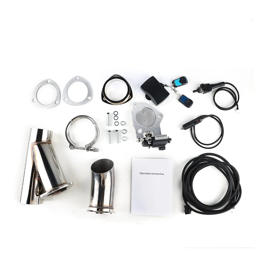 

With Remote control and Manual Operation 2"/2.25"/2.5"/3" Electric Stainless Exhaust Cutout Cut Out Dump Valve/switch