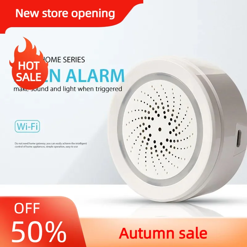 

Wifi Sound And Light Security Linkage Sound And Light Horn Whistle Zmwl073