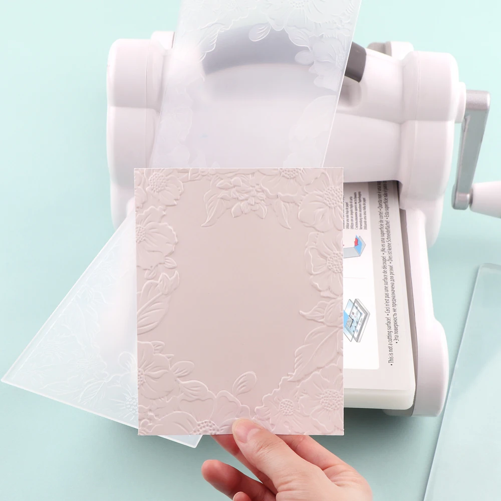 3D 엠보싱 폴더 용수철 꽃 및 나뭇잎 패턴, DIY 스크랩북 사진 앨범 장식 카드 제작 공예품, 2024 신제품