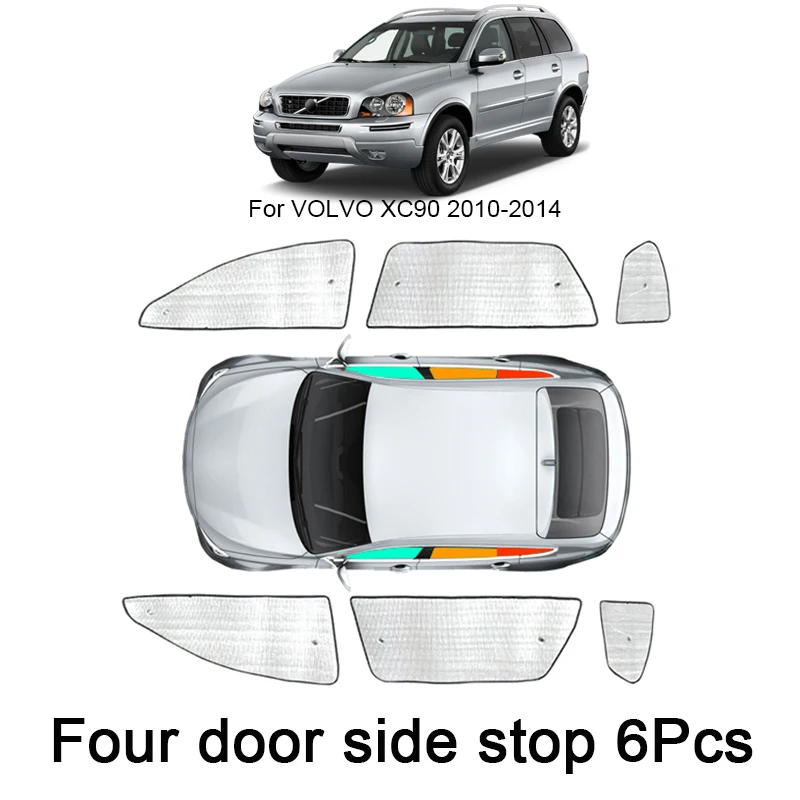 Für volvo xc90 2. 2015-2023 xc 90 Auto Sonnenschutz schild vorne hinten  Windschutz scheibe Mesh Rahmen Vorhang Seite Baby Fenster Sonnenschutz  Visier - AliExpress