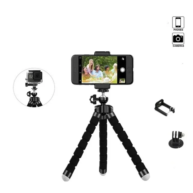 

Штатив-тренога для iPhone Samsung Phone Gopro Hero 8 7 6 5 4 3 + аксессуары для экшн-камеры