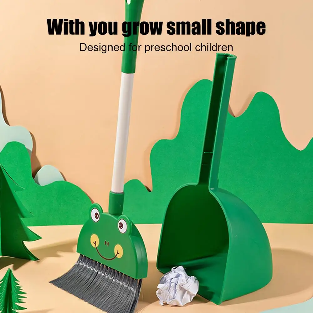 Kids Trash Can Cleaning Shovel, Household Cleaning Tools, Small Broom Dustpan Set