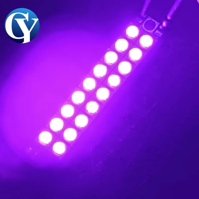 50W 50watt uv curing lamp 3535 smd 365nm uv led 405nm led light 385nm 395nm lamp for printer