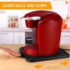 Kitchen Appliance Sliding Tray with Smooth Wheels Below Cabinet Appliance Rolling Tray Countertop Moving Slider Coffee Tray 2
