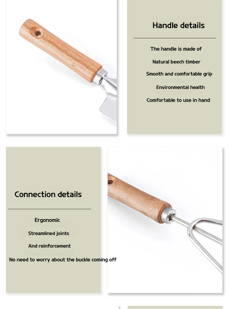 Description Picture 5 of item9 pcs high quality garden tool set with durable storage bag, heavy duty aluminum alloy tools, gardening tool set,gift for family