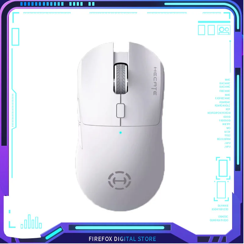 

HECATE G3M PRO Wireless E-sports Mouse Lightweight Tri mode Rechargeable Mute PAW3395 Ergonomic Laptop Gaming Transparent Mouse