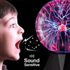 8 Inch Sound Control Magic Plasma Ball Lamp LED Night Light Atmosphere Touch Glass Plasma Light Christmas Party Decor Lighting 1