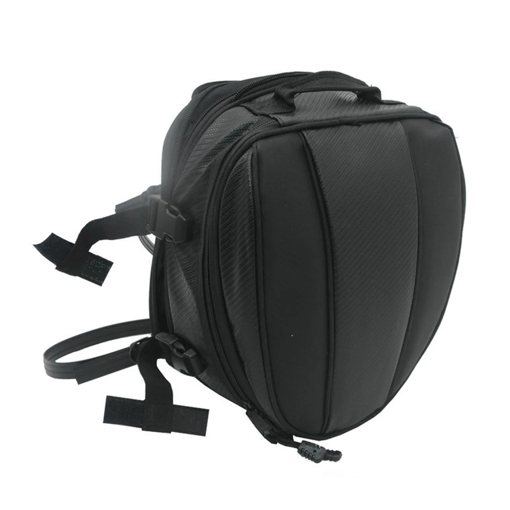 

Black Large Capacity Motorbike Tail Bag Universal Fit Convenient Multifunctional Motorcycle Tail Bag black 30 24 8-15CM